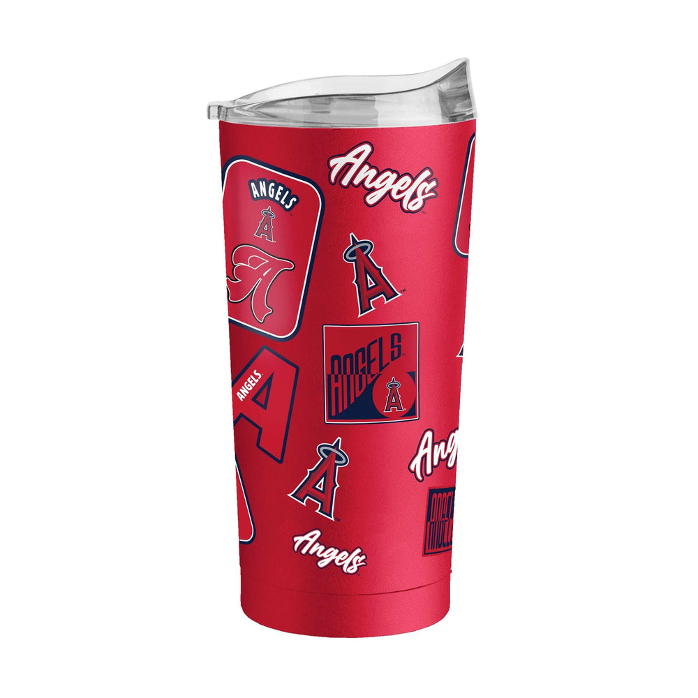 LA Angels 20oz Dream Weave Powder Coat Tumbler - Logo Brands - Flyclothing LLC