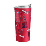 LA Angels 20oz Dream Weave Powder Coat Tumbler - Logo Brands - Flyclothing LLC