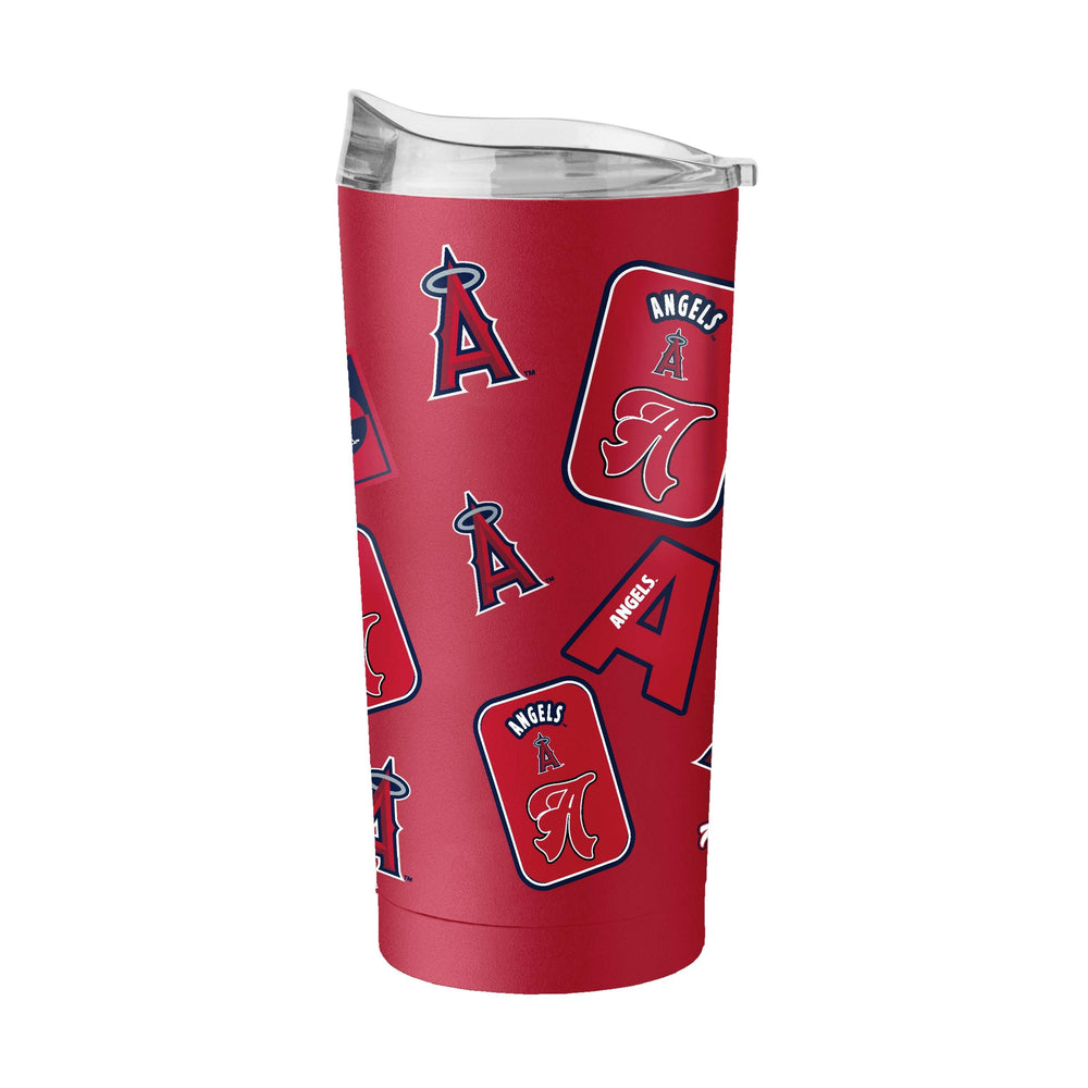 LA Angels 20oz Dream Weave Powder Coat Tumbler - Logo Brands - Flyclothing LLC