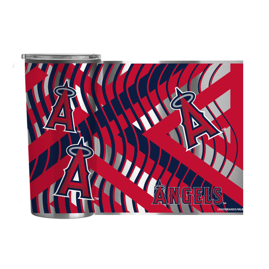 Los Angeles Angels 20oz Flex Plastic Wall Stainless Tumbler - Logo Brands - Flyclothing LLC