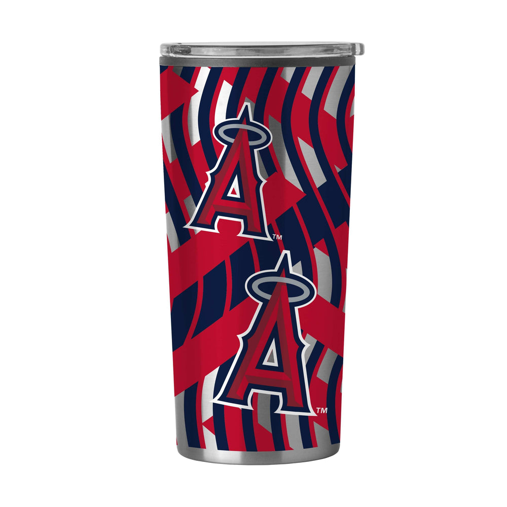 Los Angeles Angels 20oz Flex Plastic Wall Stainless Tumbler - Logo Brands - Flyclothing LLC