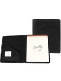 Scully Leather Black letter size pad with inside pockets - Scully Leather - Flyclothing LLC