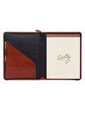 Scully COGNAC ZIP LETTER SIZE PAD - Scully Leather - Flyclothing LLC