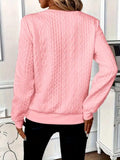 Texture Half Zip Long Sleeve Sweatshirt - Trendsi - Flyclothing LLC