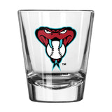 Arizona Diamondbacks 2oz Letterman Shot Glass - Logo Brands - Flyclothing LLC