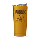 Arizona Diamondbacks 20oz Huddle Powder Coat Tumbler - Logo Brands - Flyclothing LLC
