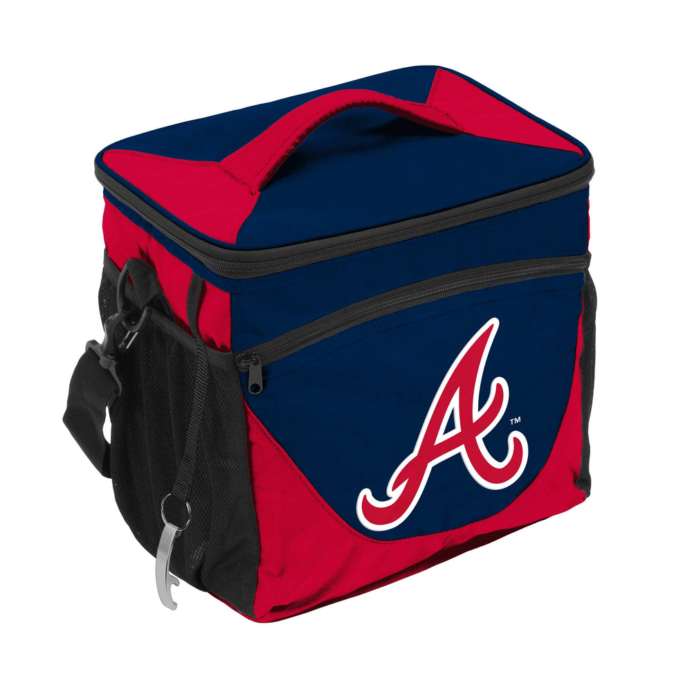 Atlanta Braves 24 Can Cooler - Logo Brands - Flyclothing LLC