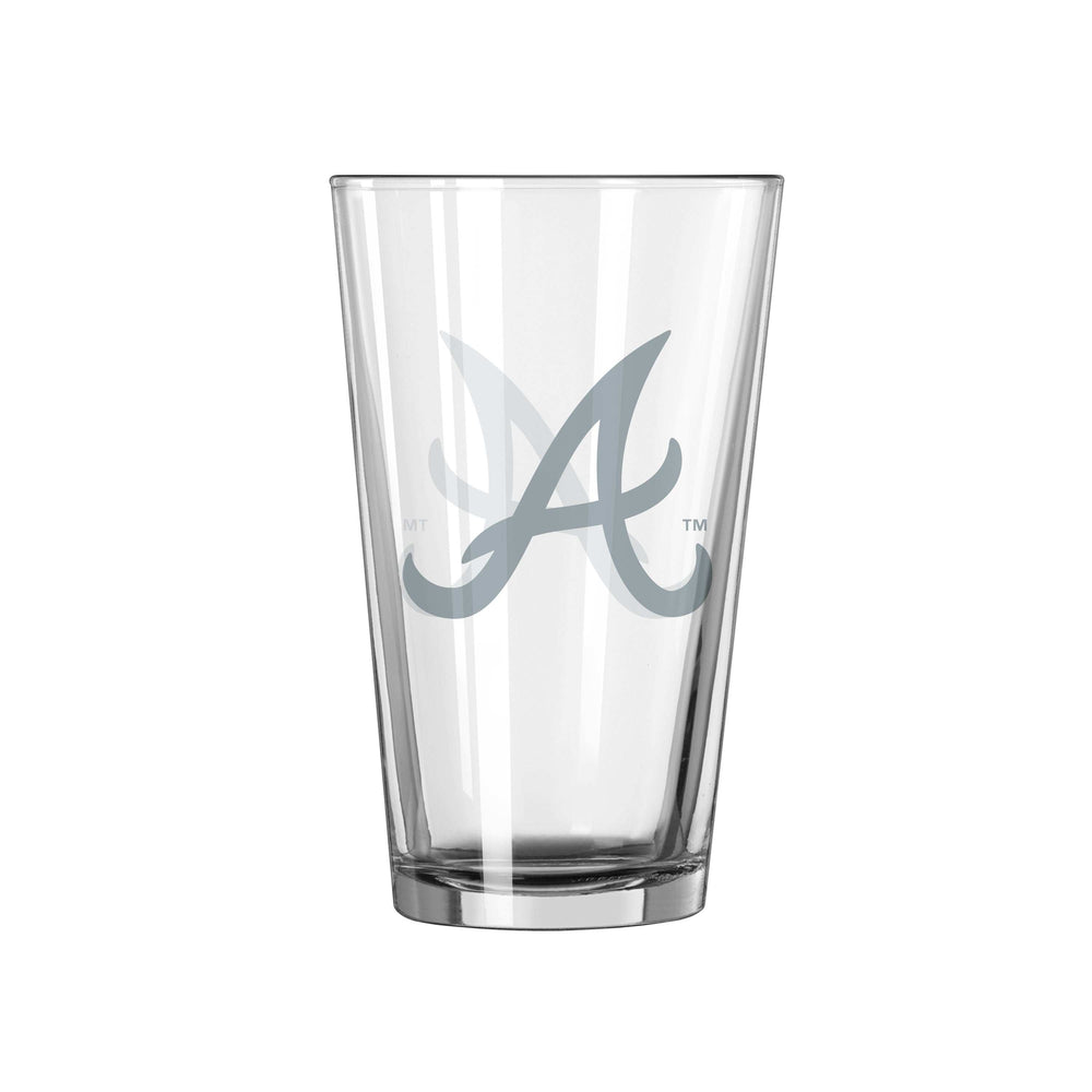 Atlanta Braves 16oz Frost Pint Glass - Logo Brands - Flyclothing LLC