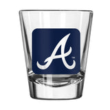 Atlanta Braves 2oz Cube Shot Glass - Logo Brands - Flyclothing LLC