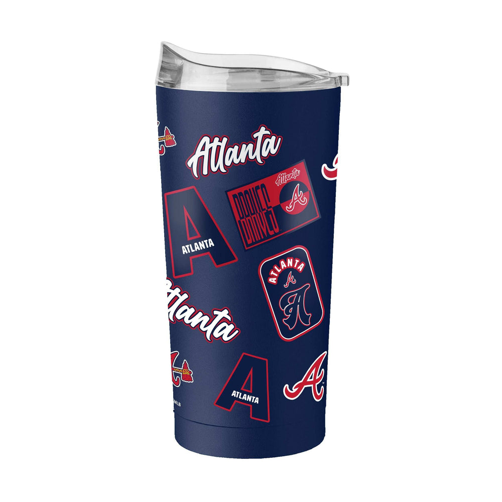 Atlanta Braves 20oz Dream Weave Powder Coat Tumbler - Logo Brands - Flyclothing LLC