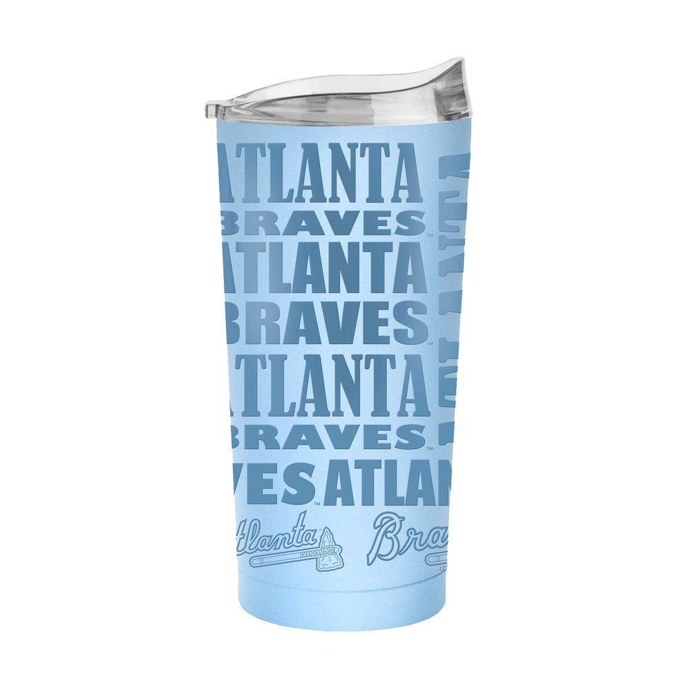 Atlanta Braves 20oz Alternate Replay Powder Coat Tumbler - Logo Brands - Flyclothing LLC