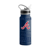 Atlanta Braves 25oz Replay SingleWall FlipTop Bottle - Logo Brands - Flyclothing LLC