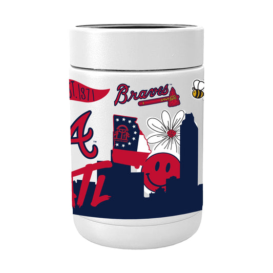 Atlanta Braves Powder Native Coat Coolie - Logo Brands - Flyclothing LLC