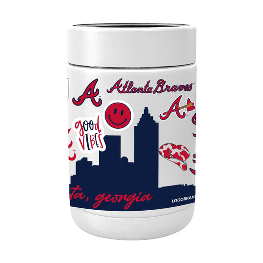 Atlanta Braves Powder Native Coat Coolie - Logo Brands - Flyclothing LLC