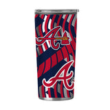 Atlanta Braves 20oz Flex Plastic Wall Stainless Tumbler - Logo Brands - Flyclothing LLC
