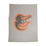 Baltimore Orioles Oversized Logo Sublimated Sweatshirt Blanket - Logo Brands - Flyclothing LLC