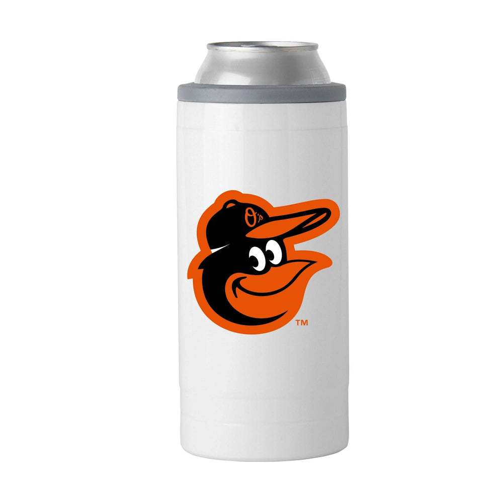 Baltimore Orioles Letterman 12 oz Slim Can Coolie - Logo Brands - Flyclothing LLC