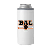 Baltimore Orioles Letterman 12 oz Slim Can Coolie - Logo Brands - Flyclothing LLC