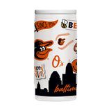 Baltimore Orioles 12oz Native Powdercoat SlimCan Coolie - Logo Brands - Flyclothing LLC