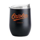 Baltimore Orioles 16oz Flipside Powder Coat Curved Beverage - Logo Brands - Flyclothing LLC