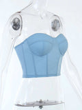 Sweetheart Neck Tube Top - Trendsi - Flyclothing LLC