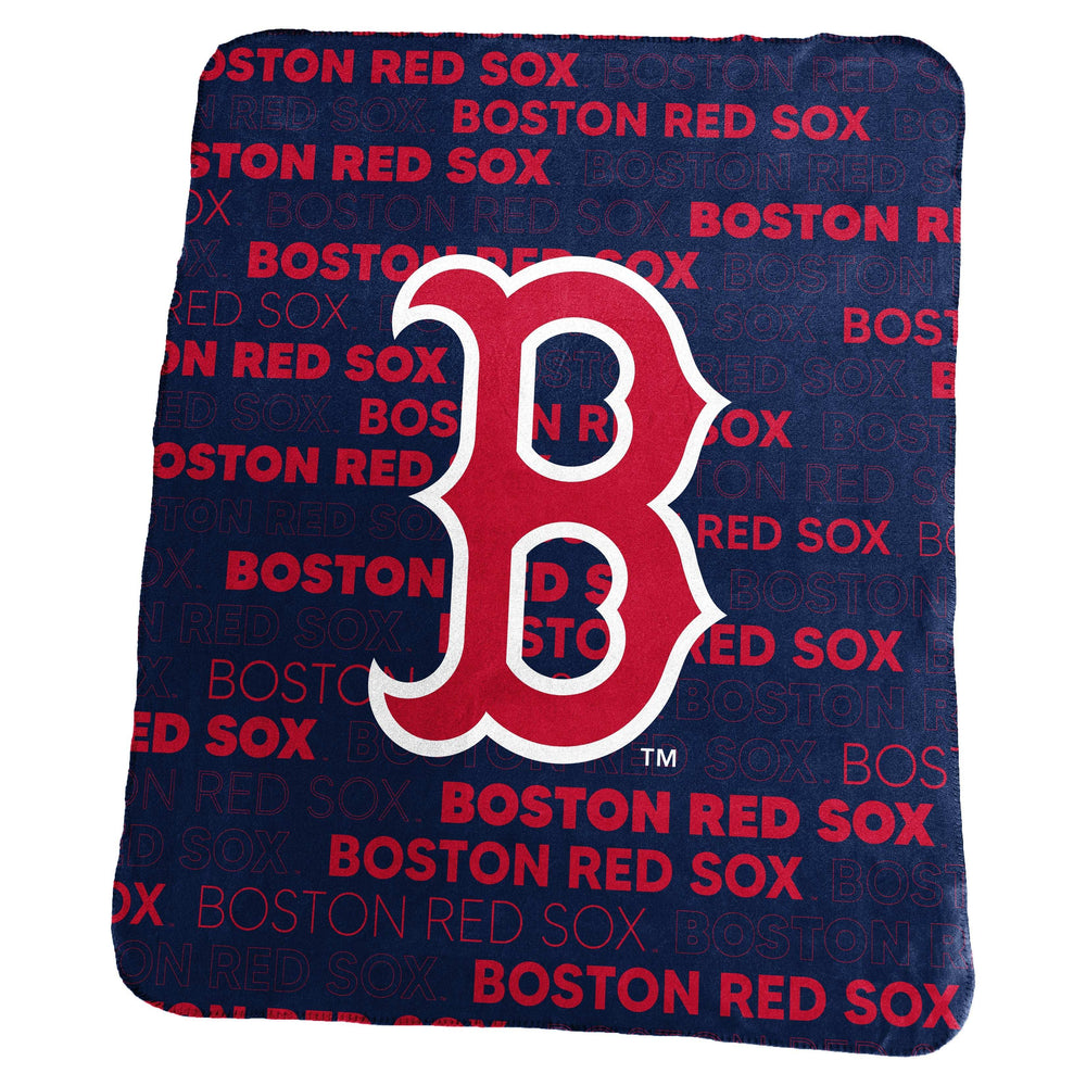 Boston Red Sox Classic Fleece Throw - Logo Brands - Flyclothing LLC