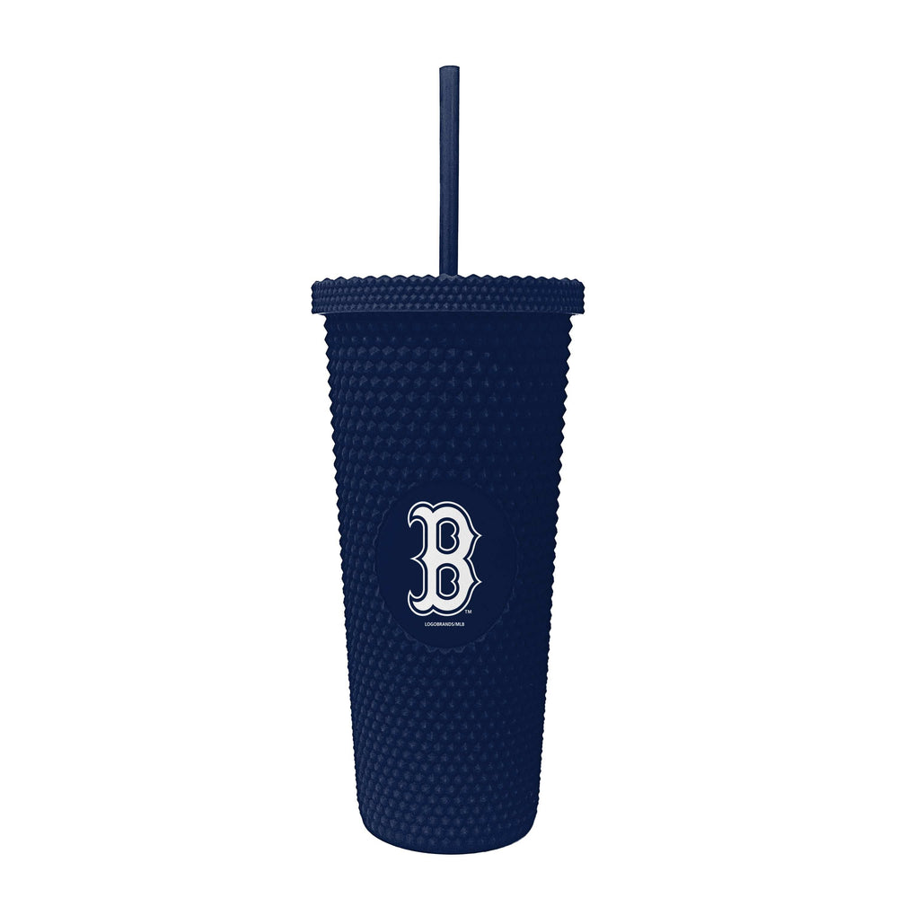Boston Red Sox 24oz Studded Tumbler - Logo Brands - Flyclothing LLC