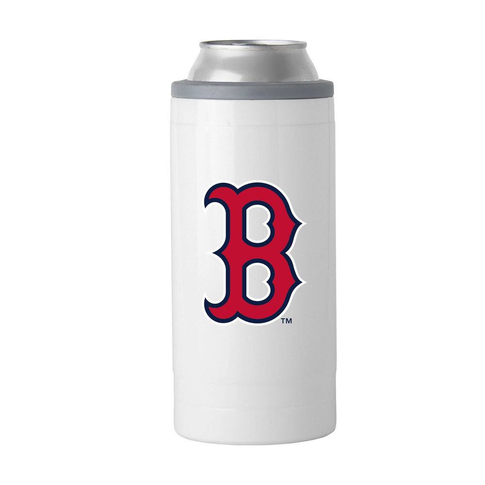 Boston Red Sox Letterman 12 oz Slim Can Coolie - Logo Brands - Flyclothing LLC