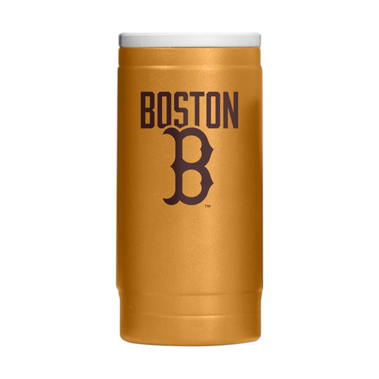 Boston Red Sox Huddle Powder Coat Slim Can Coolie - Logo Brands - Flyclothing LLC