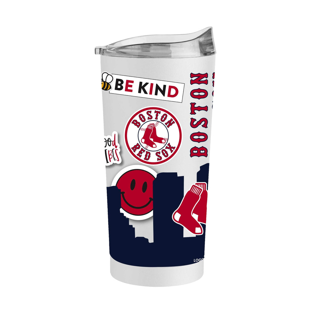 Boston Red Sox 20oz Native Powder Coat Tumbler - Logo Brands - Flyclothing LLC