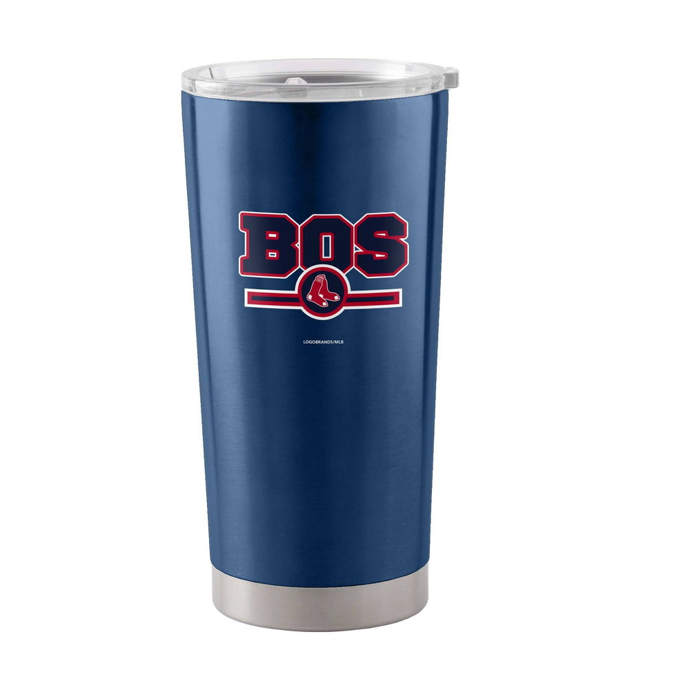 Boston Red Sox Letterman 20oz Stainless Tumbler - Logo Brands - Flyclothing LLC
