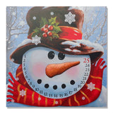 Count Down to Christmas - Snowman Canvas Wrapped Canvas Print Wall Art - Homeroots - Flyclothing LLC
