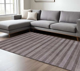 5' X 8' Rust And White Hand Loomed Area Rug - Homeroots - Flyclothing LLC