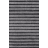 9' X 12' Black And White Striped Hand Loomed Area Rug - Homeroots - Flyclothing LLC