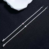 2.42 Carat Moissanite 925 Sterling Silver Bracelet - Trendsi - Flyclothing LLC