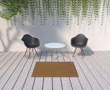 4' X 6' Tan Stain Resistant Indoor Outdoor Area Rug - Homeroots - Flyclothing LLC