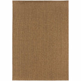 8' X 11' Tan Stain Resistant Indoor Outdoor Area Rug - Homeroots - Flyclothing LLC
