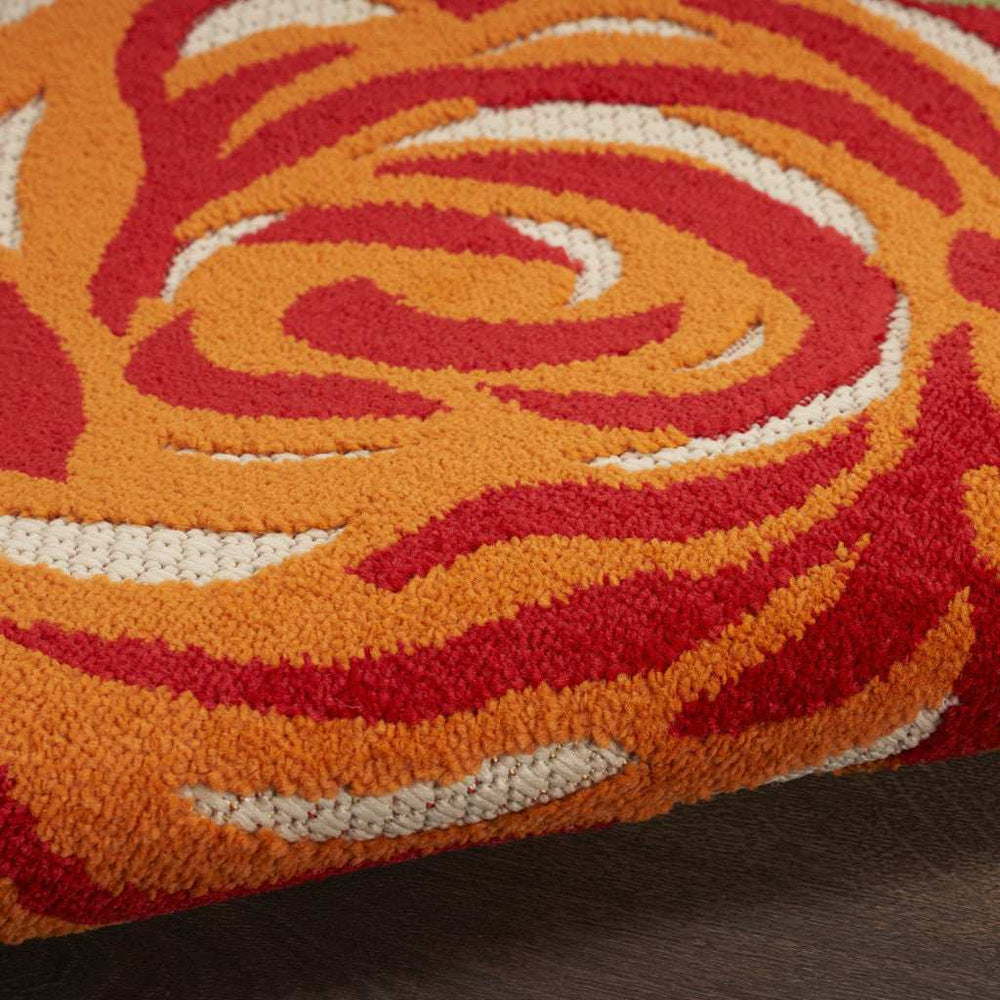 9' X 12' Multicolor Floral Stain Resistant Non Skid Area Rug - Homeroots - Flyclothing LLC