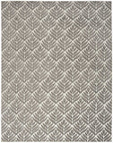 9' X 12' Charcoal Floral Stain Resistant Non Skid Area Rug - Homeroots - Flyclothing LLC