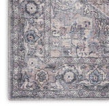 6' X 9' Grey Medallion Distressed Washable Area Rug - Homeroots - Flyclothing LLC