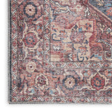 6' X 9' Multicolor Medallion Distressed Washable Area Rug - Homeroots - Flyclothing LLC