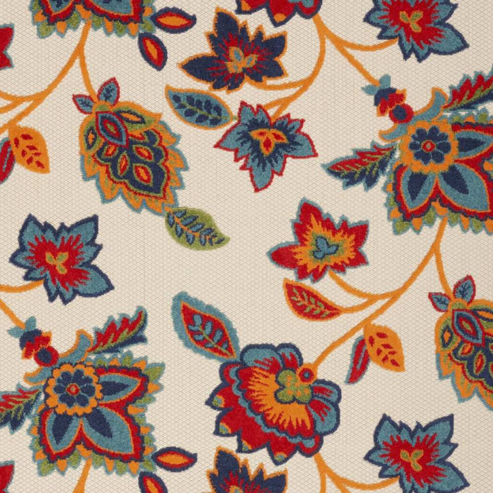 7' X 10' Multicolor Floral Stain Resistant Non Skid Area Rug - Homeroots - Flyclothing LLC