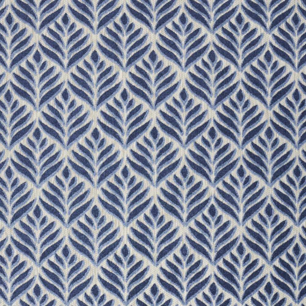 4' X 6' Blue Floral Stain Resistant Non Skid Area Rug - Homeroots - Flyclothing LLC