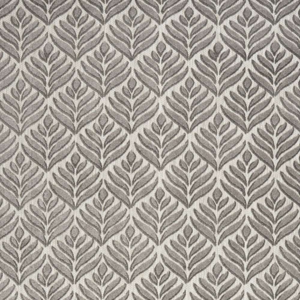 5' X 8' Charcoal Floral Stain Resistant Non Skid Area Rug - Homeroots - Flyclothing LLC