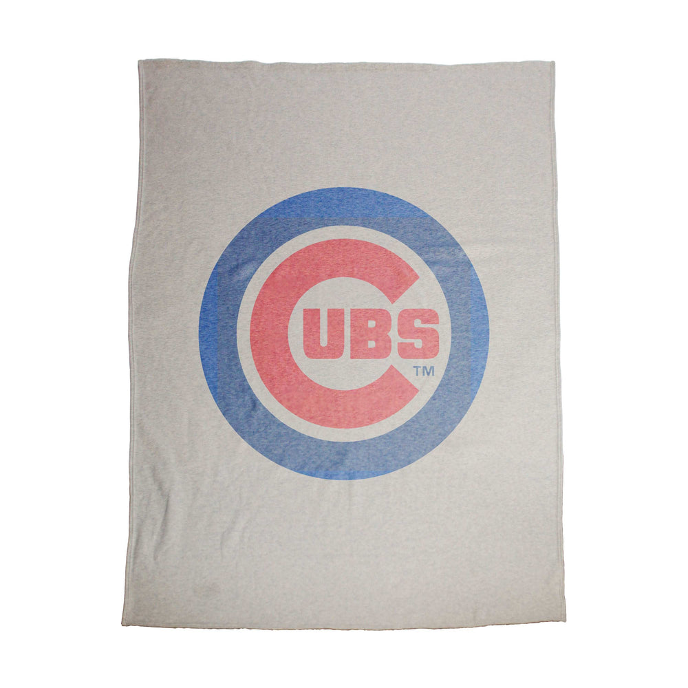 Chicago Cubs Oversized Logo Sublimated Sweatshirt Blanket - Logo Brands - Flyclothing LLC