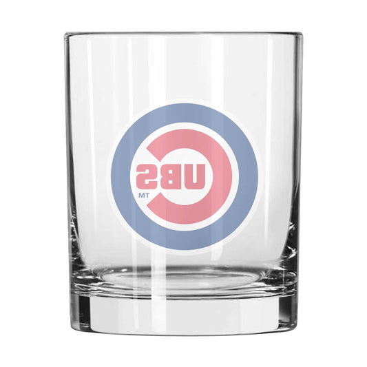 Chicago Cubs 14oz Swagger Rocks Glass - Logo Brands - Flyclothing LLC