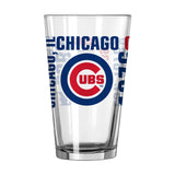 Chicago Cubs 16oz Spirit Pint Glass - Logo Brands - Flyclothing LLC