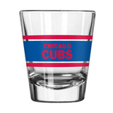 Chicago Cubs 2oz Stripe Shot Glass - Logo Brands - Flyclothing LLC