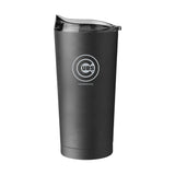 Chicago Cubs 20oz Black Powder Coat Tumbler - Logo Brands - Flyclothing LLC