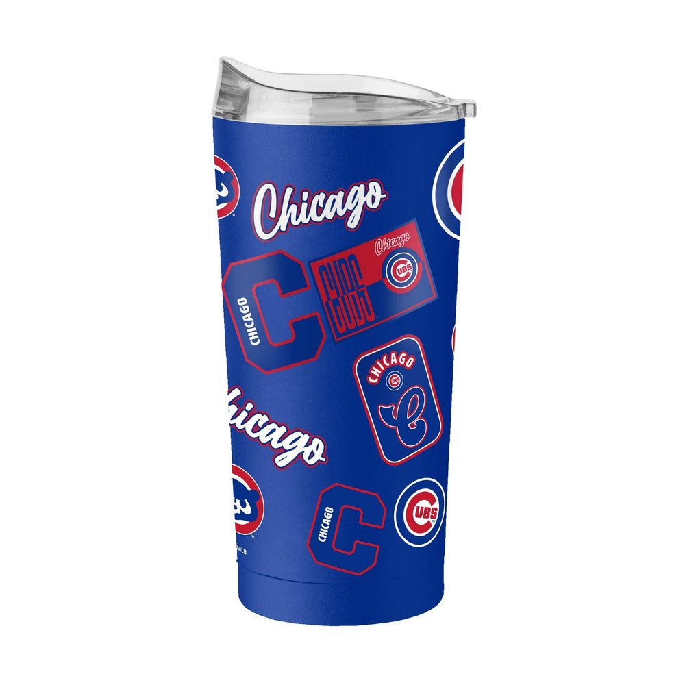 Chicago Cubs 20oz Dream Weave Powder Coat Tumbler - Logo Brands - Flyclothing LLC